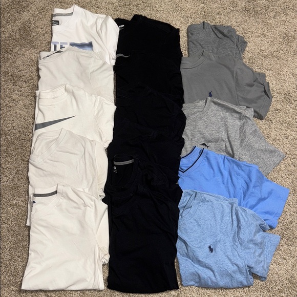 Size 10/12 Boy’s Crew/V neck T-Shirt Bundle Lot (Eddie Bauer/Nike/Old Navy/TB)